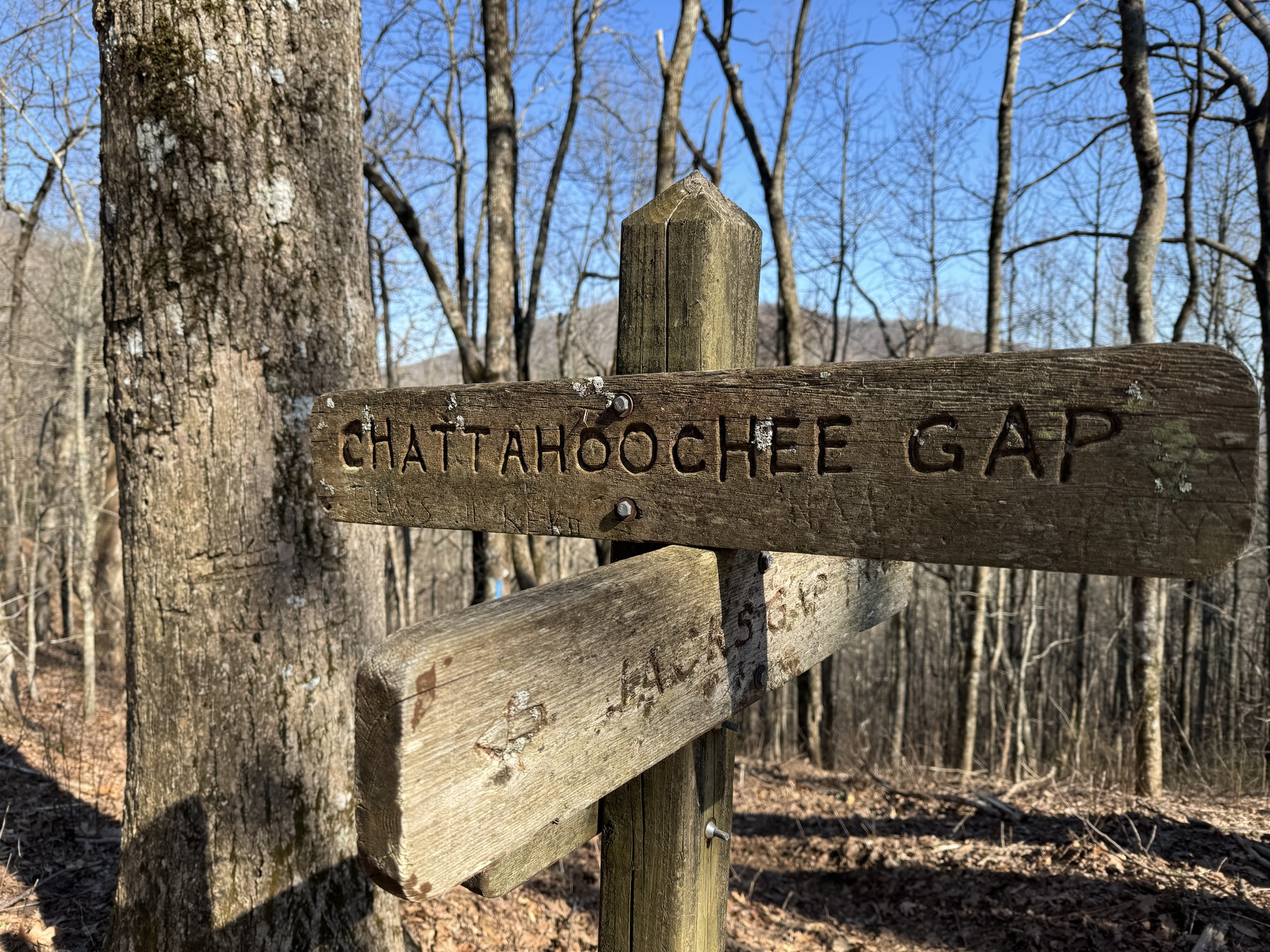 Day 4 – Baggs Creek Gap to a back country camping site about 1.7 north of Chattahoochie Gap
